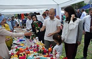 Sason’da el emeği göz nuru ürünler sergisine...