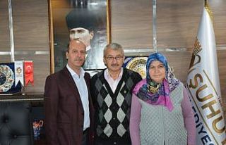 Şehit ailesinden Başkan Bozkurt’a ziyaret