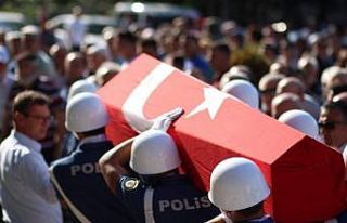 Şehit komiser memleketine gönderildi