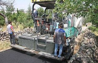 Talas Harman Mahallesinde Asfalt Çalışması