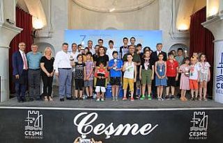 Uluslararası Çeşme Açık Satranç Turnuvası sona...