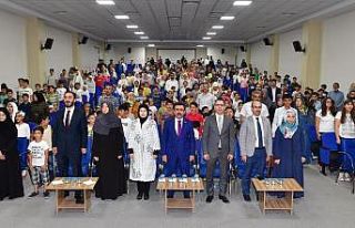 Vali Güzeloğlu yaz Kur’an kursu öğrencileri...