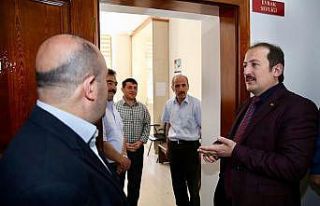 Vali Pehlivan, Açık Kapı Bürosunda denetlemelerde...