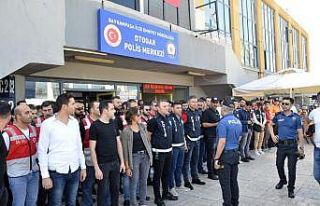 15 Temmuz Demokrasi Otogarında asayiş uygulaması