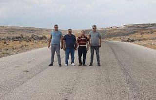 40 kilometrelik yol asfaltında sona gelindi