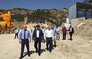 AK Partili vekiller İl Özel İdare’ye ait şantiye...