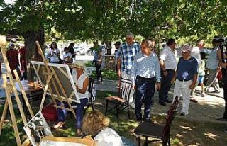 Akşehir Gülmece Parkı, sanat atölyesine dönüştü
