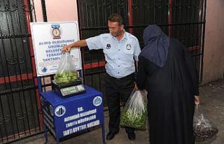Altındağ pazarlarında terazi dönemi
