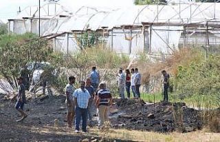 Antalya’da tarlada yangın çıktı