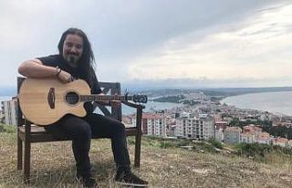 Artvinli şarkıcı “Cefa”sını Sinop’ta çekti