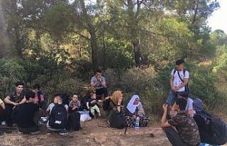 Ayvalık’ta 35 İran ve Afganistan uyruklu mülteci...