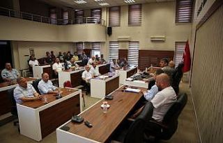 Başkan Akın personeliyle toplantıda buluştu