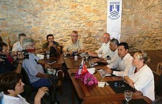 Başkan Aras, basın mensupları ile bir araya geldi