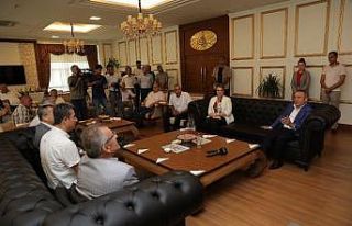 Başkan Böcek Serik’te