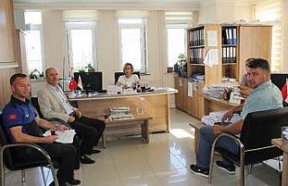 Başkan Bozkurt belediye birimlerini ziyaret etti