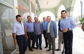 Başkan Güder doğu garajı esnafları ile bir araya...