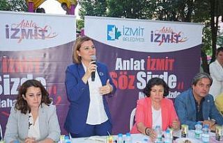 Başkan Hürriyet Topçular halkıyla buluştu