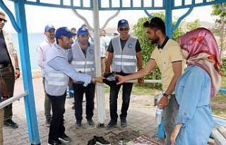 Başkan Say’dan piknikçilere broşür ve çöp...