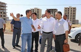 Baydilli ilçedeki yolları inceledi