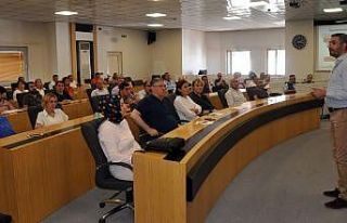 Belediye personeline iş güvenliği eğitimi verildi