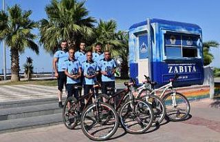 ‘Bisikletli zabıtalar’ iş başında