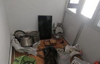Çalınan eşyalar zulalar halinde ele geçirildi
