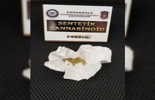 Çanakkale’de uyuşturucu operasyonu: 1 tutuklama