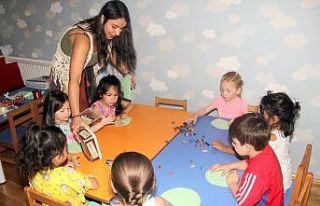 Çankaya Evleri’ndeki oyun evleri minik Çankayalıları...