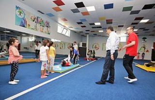 Çocuklar için popüler branş ‘jimnastik’