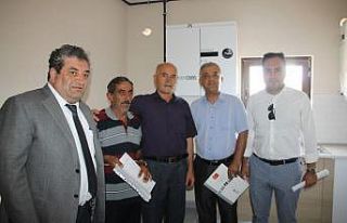 Daire Başkanı Bayburt ’anahtar’ teslimi yaptı