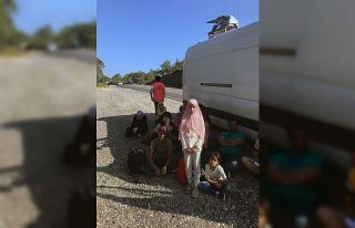 Datça’da 13 göçmen yakalandı