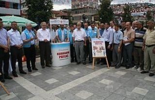 Devrek’te kurban tanıtım standı açıldı