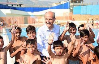 Dulkadiroğlu yüzme havuzu yeni sezona hazır