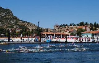 Eğirdir Triatlonu nefesleri kesti