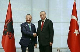 Erdoğan, Arnavut mevkidaşıyla görüştü