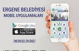 Ergene Belediyesi mobil uygulama ile artık ceplerde