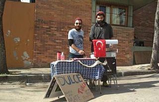 Hayallerinin peşine düşen gençler, un helvası...