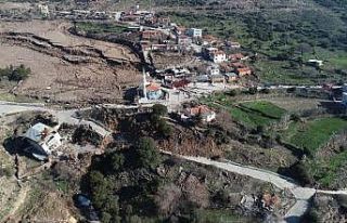 Heyelan alanı afet bölgesi kabul edildi