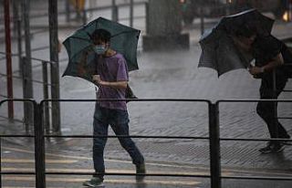 Hong Kong’da tayfun alarmı