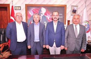 İlçe Belediye Başkanlarından Başkan Kavaklıgil’e...