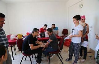 İlik nakli bekleyen Nehir bebek için köylüleri...