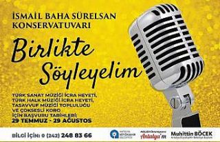 İsmail Baha Sürelsan Konservatuvarı’nda kayıtlar...