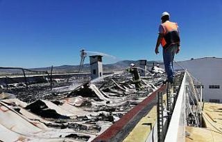 Isparta Kara Havacılık Okulu’ndaki yangın söndürüldü