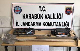 Jandarmadan kaçak kazıya suçüstü