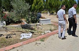 Kaçak mezardan bez parçası çıktı