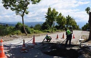 Kalıcı konutların alt yapısı bakıma alındı