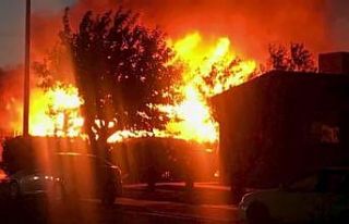 Kaliforniya’da deprem sonrası yangın