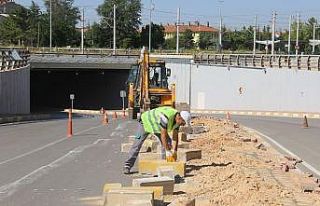 Karaman’da Larende Altgeçidi aydınlatılıyor
