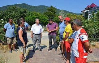 Kaymakam Çalık, Ocaklar’da incelemelerde bulundu