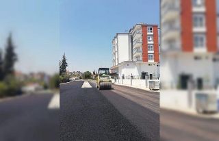 Kepez Belediyesinden yol çalışması